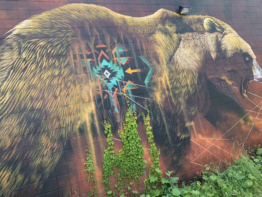 Bear Mural by Sonny Behan
